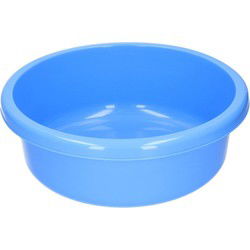 Benson Afwasteiltje - blauw - rond - 9 liter - 36x13 cm - afwasbak - Afwasbak