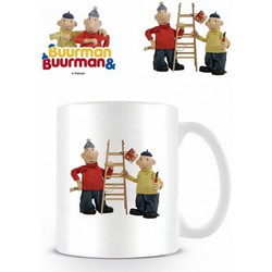 Buurman en Buurman drinkmok - koffie beker - wit - 350 ml - Bekers