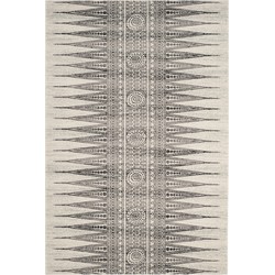 Safavieh Transitional Indoor Woven Area Rug, Evoke Collection, EVK226, in Ivory & Grey, 201 X 274 cm