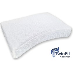 Mahoton Hoofdkussen Twinfit Cooltouch Soft 7 cm - incl. 2 stuks molton kussenslopen