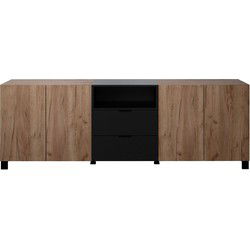 Buffet 4 deuren, 2 laden en 1 nis L227 cm - Kendo