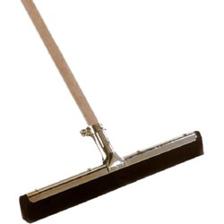 Talen Tools Vloer/douche trekker - rubber 35 cm - houten steel 130 cm - Vloertrekkers