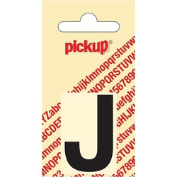 Plakletter Helvetica 40 mm Sticker zwarte letter j - Pickup