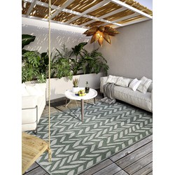 Villeroy & Boch - Binnen- En Buitenkleed - Georgette Natur - Jungle Groen - 200 X 290 CM