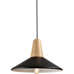 QUVIO Hanglamp rond zwart - QUV5068L-BLACK