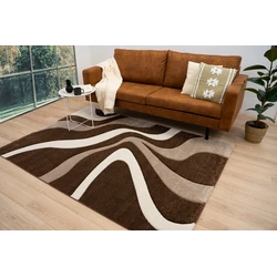 Kristal Modern Bruin vloerkleed - 120 X 170 CM