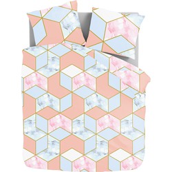 100% Polyester - Dekbedovertrekset - Cube Heaven - Zydanten Swisstech -  200x200/220 + 2*60x70 cm
