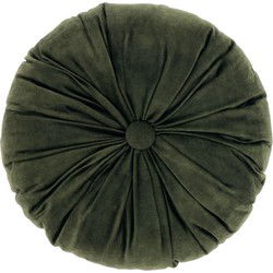 Unique Living - Kussen Basics - Ø40 cm - wintergroen