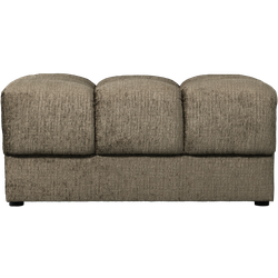 WOOOD Second Date Hocker - Structure Velvet - Bonsai