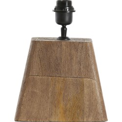 Light & Living - Lampvoet 22x15x19 cm KARDAN hout mat bruin