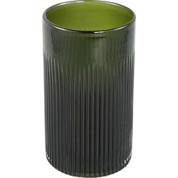 PTMD Vaas Alphaba - 15x15x25 cm - Glas - Groen