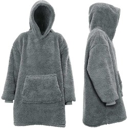 Unique Living - Hoodie Teddy - 70x50cm - Grey