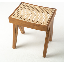 Webster- Kruk - Webbing Cane Rattan - Naturel