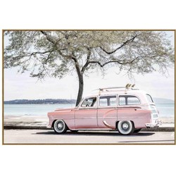 PTMD Wandpaneel Pink Perfect - 120x3x80 cm - Glas - Roze