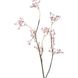 Gipskruid/gypsophila - kunstbloemen - takken - roze - 66 cm - Kunstbloemen