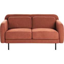 LILAND - Tweezitsbank - Oranje - Polyester