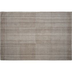 Vloerkleed Rechthoek - Taupe Wol - 160x230x2cm - Faya