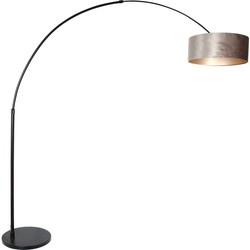 Steinhauer vloerlamp Sparkled light - zwart - metaal - 8128ZW