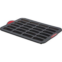 5Five Mini cakes bakken bakvorm/bakblik - 33 x 23 cm - 24x stuks - Muffinvormen / cupcakevormen