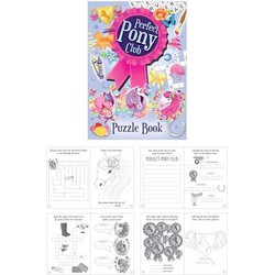 48 Stuks - Puzzel Boek - Model: Pony's - Uitdeelcadeautjes - Paarden - Puzzelboeken - Traktatie voor kinderen - Meisjes