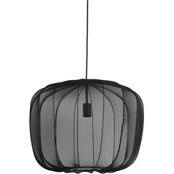 Light and Living hanglamp  - zwart - textiel - 2963512