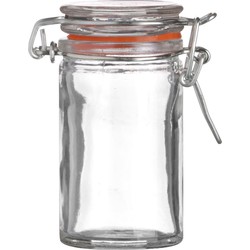 Urban Living Weckpotje/inmaakpotje - mini - 70 ml - glas - met beugelsluiting - Weckpotten