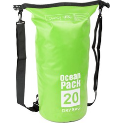 Decopatent® Waterdichte Tas - Dry bag - 20L - Ocean Pack - Dry Sack - Survival Outdoor Rugzak - Drybags - Boottas - Zeiltas -Groen