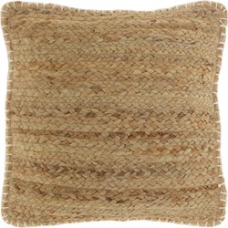 Unique Living | Kussen Moke 45x45cm naturel | Kussen woonkamer of slaapkamer