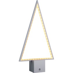 Sompex oplaadbare tafellamp PINE 2.0 - zilver