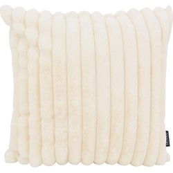 Rosie Rib Creme | 45 x 45 cm | Kussenhoes | Polyester