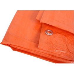 Oranje afdekzeil / dekkleed 4 x 5 m - Afdekzeilen