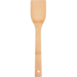 Kinvara Kook/keuken gerei - keuken lepel - bruin - bamboe hout - 34 cm - Soeplepels
