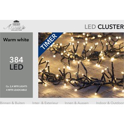 Clusterverlichting 384 lampjes warm wit - Anna's Collection