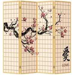 Fine Asianliving Japans Kamerscherm Oosters Scheidingswand B160xH180cm