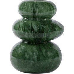 PTMD Rivo Ronde Vaas - H19 x Ø14,5 cm - Glas - Groen