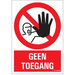 Pick picto geen toegang