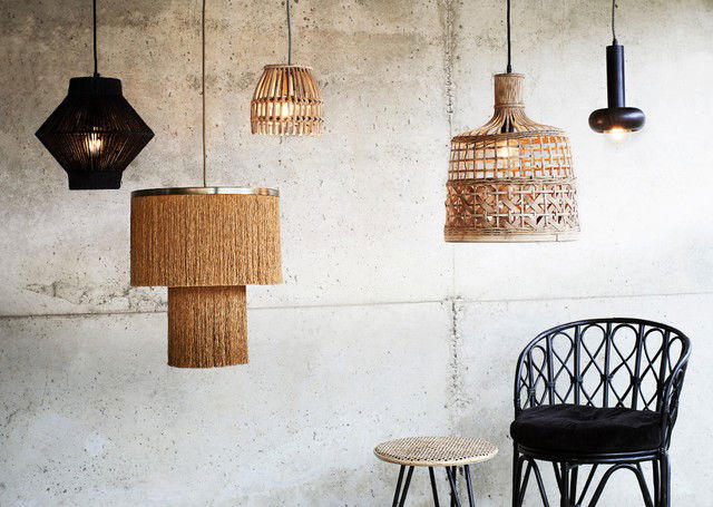 Hanglampen voor een bohemien interieur