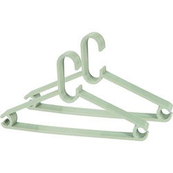 Storage Solutions kledinghangers - set van 20x - kunststof - mintgroen - Kledinghangers