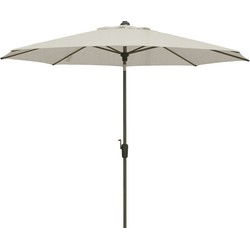 Madison Lissabon stokparasol Ø300 cm automatisch - mellow champagne olefin - teakhoutlook frame