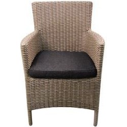 Diana Dining stoel incl handgreep Wicker HM02 Kobo - stof 239