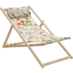 Madison - Houten strandstoel Milly Natural - 120x55cm