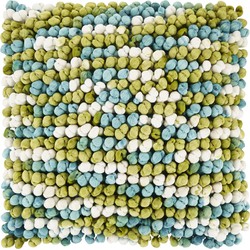 Dutch Decor ALITA - Kussenhoes turquoise 45x45 cm - Dutch Decor