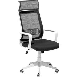 LEADER - Bureaustoel - Wit - Polyester