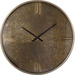PTMD Taylor Brass iron round clock with print L
