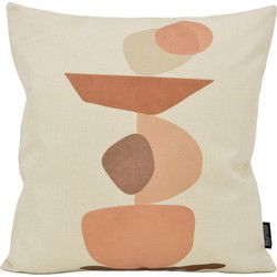 Abstract Stones | 45 x 45 cm | Kussenhoes | Katoen/Linnen
