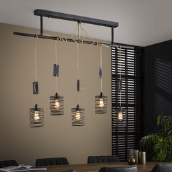 Hoyz - Industriele Hanglamp - 5 Lampen - Elevate
