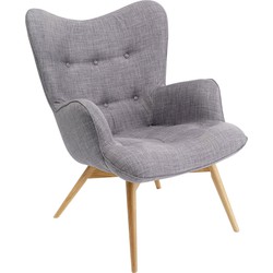 Kare Fauteuil Vicky Grey