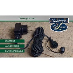 Koppelverlichting Aansluitsnoer voor kerstverlichting max. 2.000 lampjes Connect de Luxe 36Volt - Anna's Collection