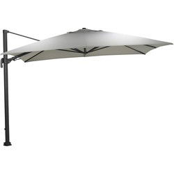 Hawaii Big Pole II parasol - 350x350 cm - carbon black - royal zand