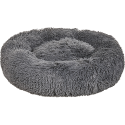 KULU - Dierenbed - Donkergrijs - Grijs - 80 cm - Nepbont